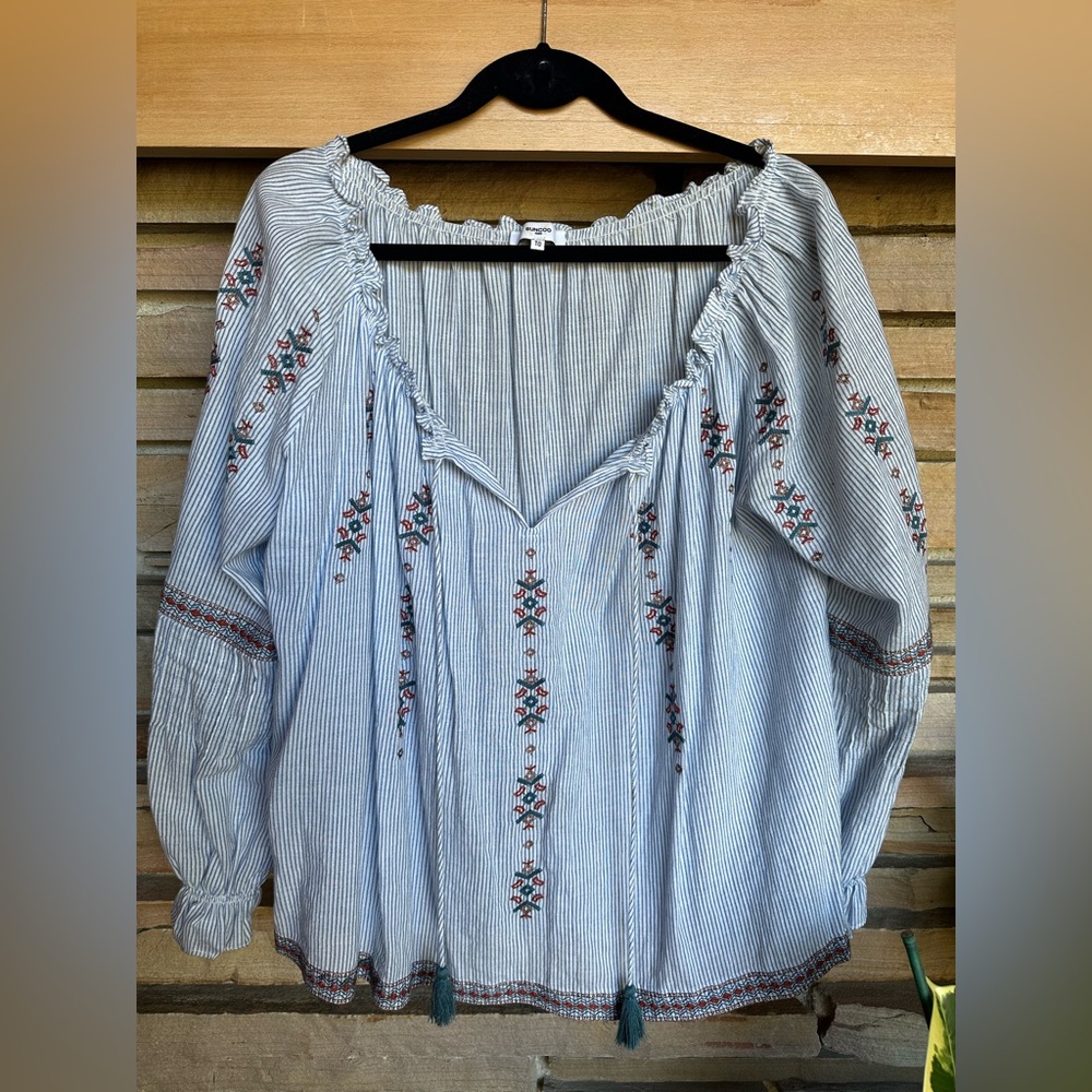 SUNCOO Paris Embroidered Blouse